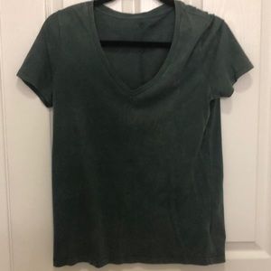 Vintage green T